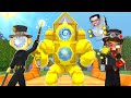 Monster School : TITAN CLOCKMAN Multiverse - Minecraft Animation