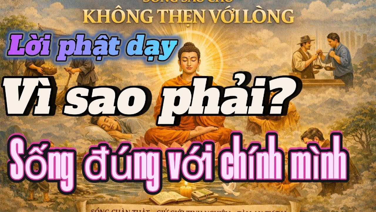 Sống Không Thẹn Với Lòng – Giữ Tâm Ngay Thẳng Theo Lời Phật Dạy