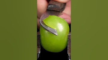 Grape and Hot Knife  ASMR close up #satisfying