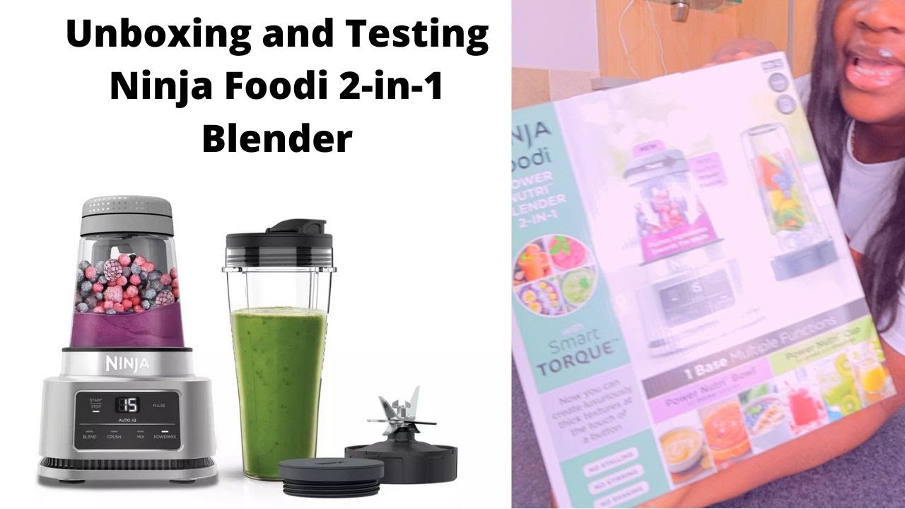 Ninja Foodi Power Nutri Blender 2-in-1 with Smart Torque & Auto-iQ