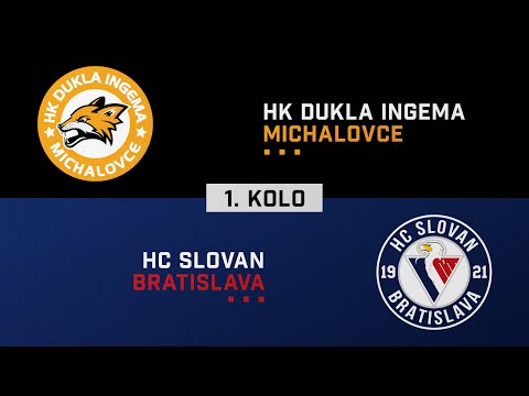1.kolo Dukla Michalovce - HC Slovan Bratislava HIGHLIGHTS