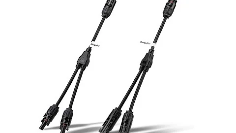 BougeRV Solar Connectors Y Branch Parallel Adapter Cable Wire Plug Tool Kit for Solar Panel-Overview