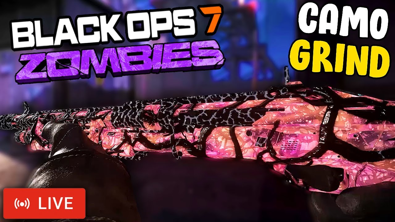 🔴 LIVE | BO7 ZOMBIES CAMO GRINDING!