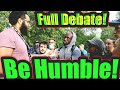 Be Humble! Mohammed Hijab Vs Christians || Speakers Corner