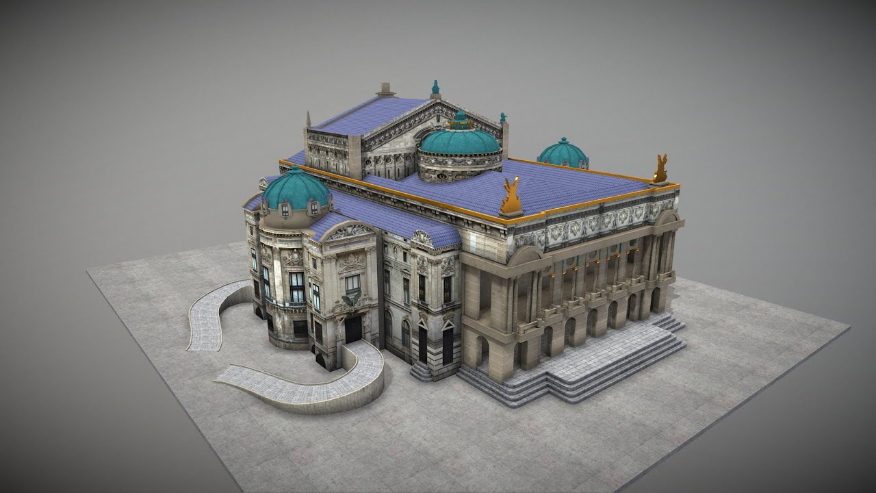 3D Model - Palais Garnier