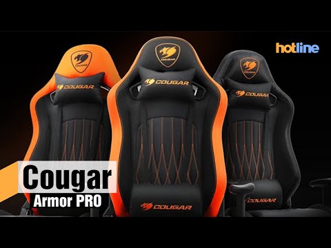 Геймерське крісло Armor PRO Black/Orange зі сталевим каркасом і повітропроникною екошкірою (чорний + жовтогарячий), видео 4