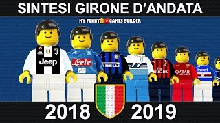 Serie A 2018/19 Sintesi e Goal Andata di Campionato 2019 Lego Calcio • Film Lego Football Highlights