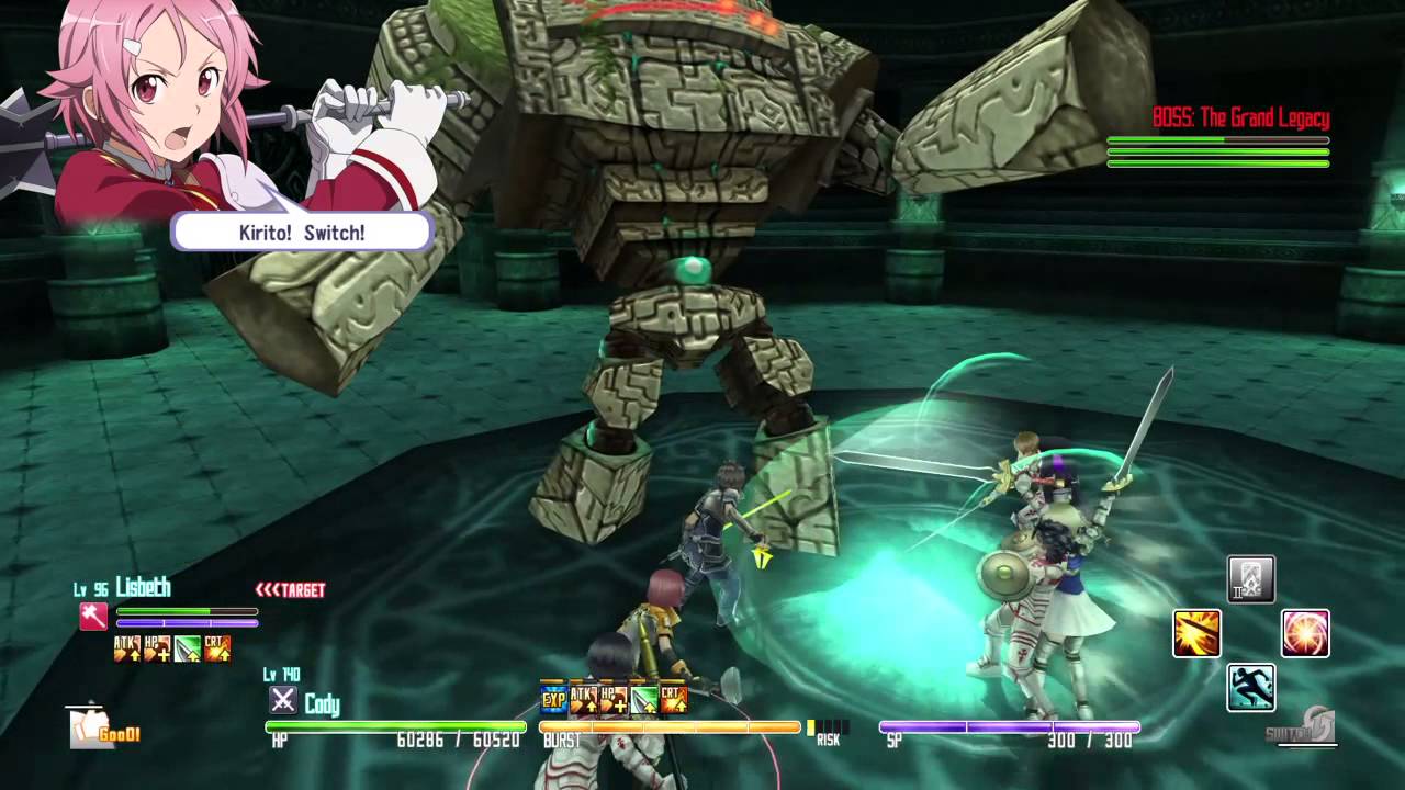 SWORD ART ONLINE Re: Hollow Fragment Floor 82 Boss Guide