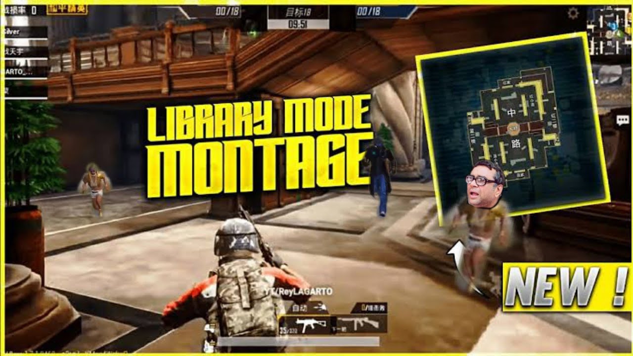 😟 Intense Gameplay of Library Mode World Record || PUBG MOBILE||  