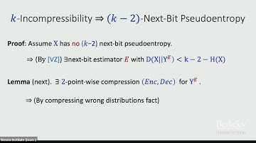 Incompressiblity and Next-Block Pseudoentropy