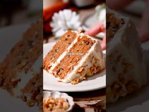 If you bake one thing this springlet it be this vegan carrot cake