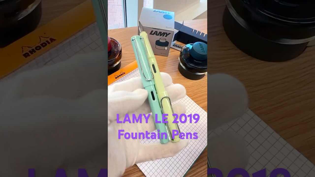 Truphae presents the 2019 LAMY Safari Special Editions in Mint Glaze and Blue Macaron fountain pens