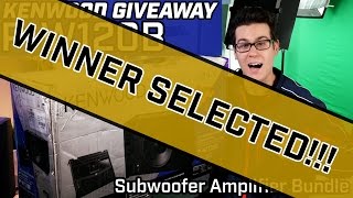 Kenwood P-W120B Giveaway - Subwoofer and Amplifier Bundle - AMERICA ONLY Kenwood P-W120B Giveaway - Subwoofer and Amplifier Bundle - AMERICA ONLY