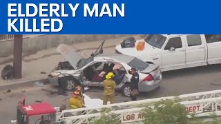 1 killed, 2 LAPD officers injured in crash  | FOX 11 LA