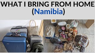 What I bring from home  Namibia to Germany