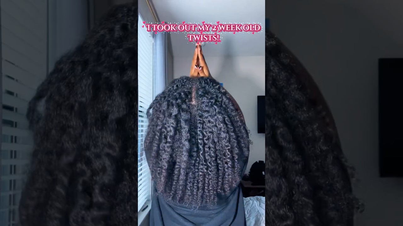 2 weeks of twists for 1 week of a voluminous twist out👏🏾