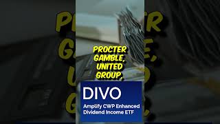 DIVO ETF (BEST DIVIDEND ETF?) TOP HOLDINGS! #Shorts