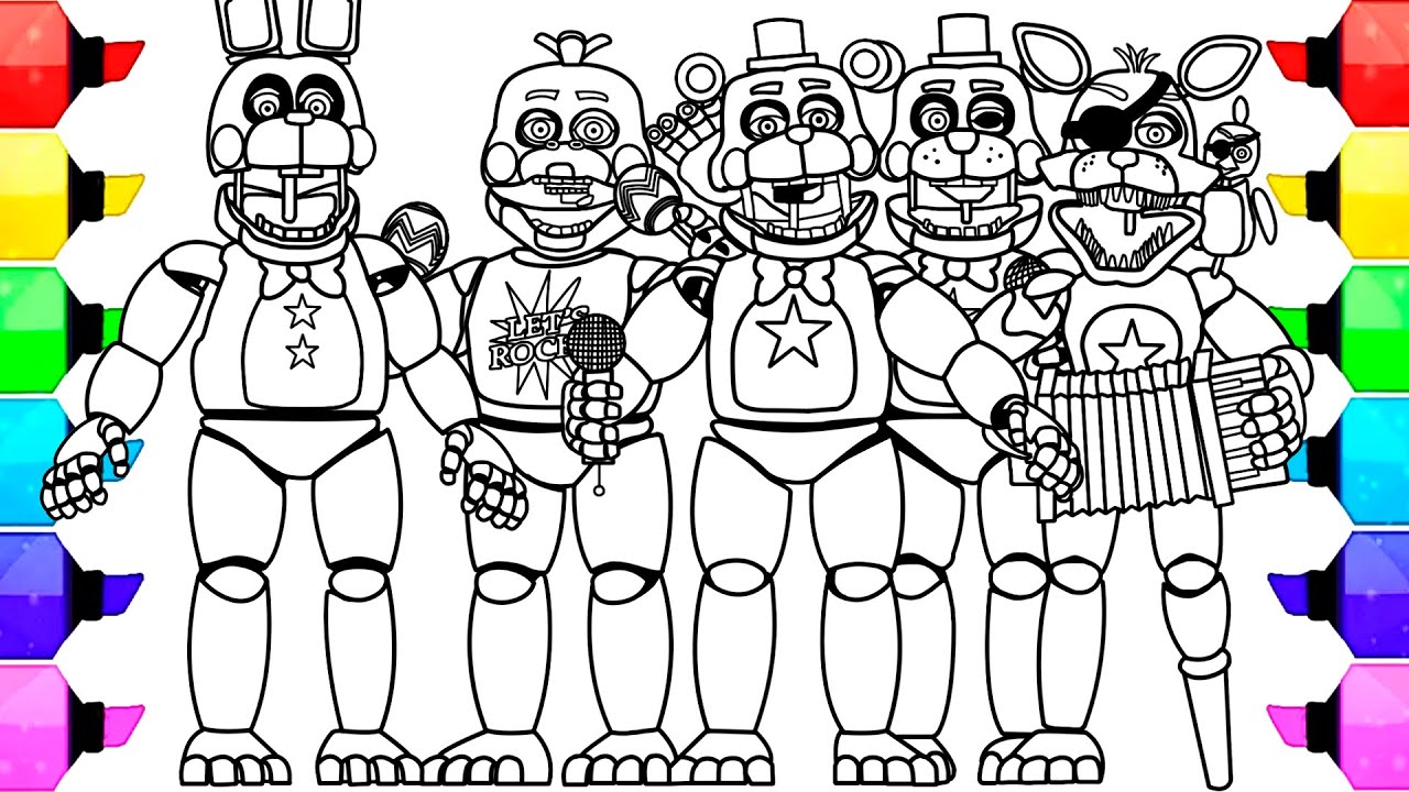 Five Nights at Freddy 39 s New Coloring - Maxresdefault