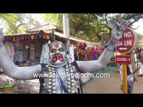 Traditional Behrupiya performance draws visitors at Surajkund International Crafts Mela