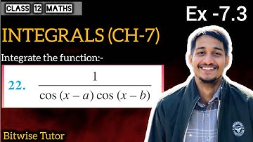 Ex 7.3 class 12 maths q22 | Ex 7.3 q22 class 12 | Question 22 exercise 7.3 Class 12