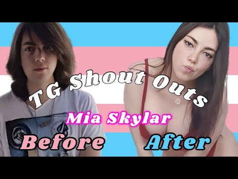 Transgender Shout Outs #0061 🏳️‍⚧️ (Mia Skylar) HRT Male To Female