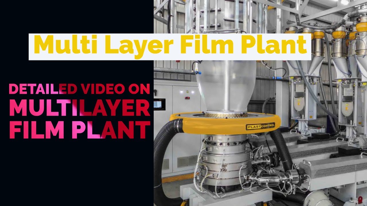 Multi Layer Blown Film Extrusion Systems Plastic Film Manufacturing