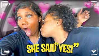 I ASKED MY BESTFRIEND TO BE MY GIRLFRIEND **SHE SAID YES!!!**😳