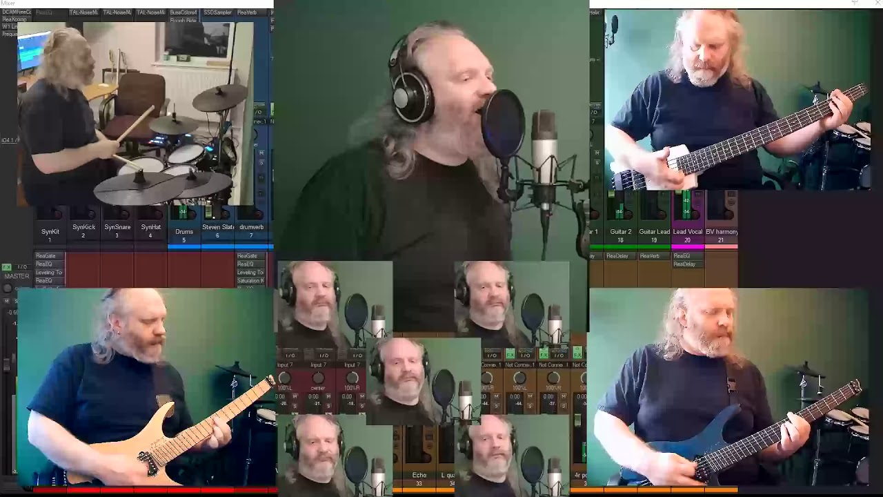 WATCH THE NEWER VERSION INSTEAD Word Up - Cameo/Gun/Korn split screen cover