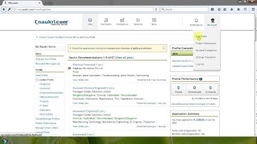 How to hide or Deactivate Naukri Profile