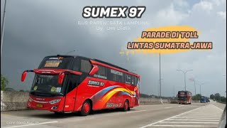 Parade Sumex 97 Bus Pariwisata Fasilitas Termewah Di Lampung