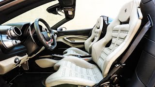2021 Ferrari F8 Spider in Blu Scozia over Grigio Scuro leather interior