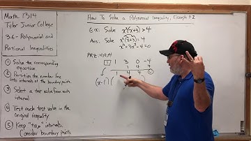 3.6.3 Polynomial and Rational Inequalities – How To Solve a Polynomial Inequality, Example #2
