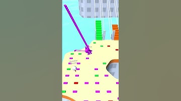 Bridge Race All Levels Gameplay Android,ios Levels 198 #Shorts