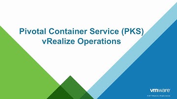 VMware Enterprise PKS Demo: vRealize Operations