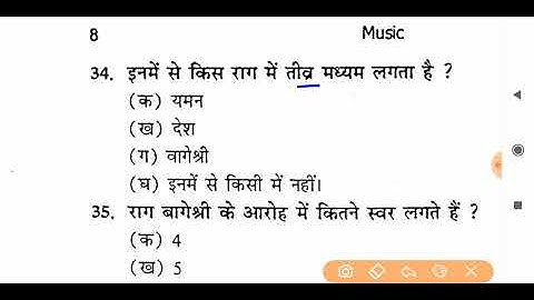 LNMU Degree Part 1 Music Subsidiary vvi objective question 2020/BA Part 1 Music objective question#1