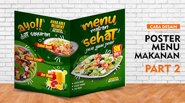 Belajar desain coreldraw membuat poster menu makanan - PART 2