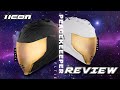 ICON AIRFLITE PEACEKEEPER HELMET | REVIEW AND GO PRO MOUNTING SETUP!