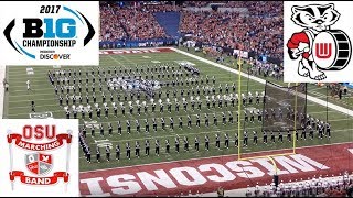 Ohio State vs Wisconsin Marching Bands 2017 (4K UHD)