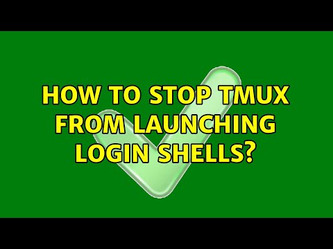 How to stop tmux from launching login shells?