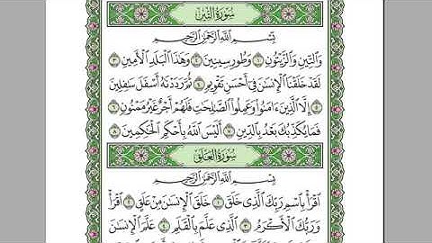 سورة التين- الشيخ عبد الرحمن السديس