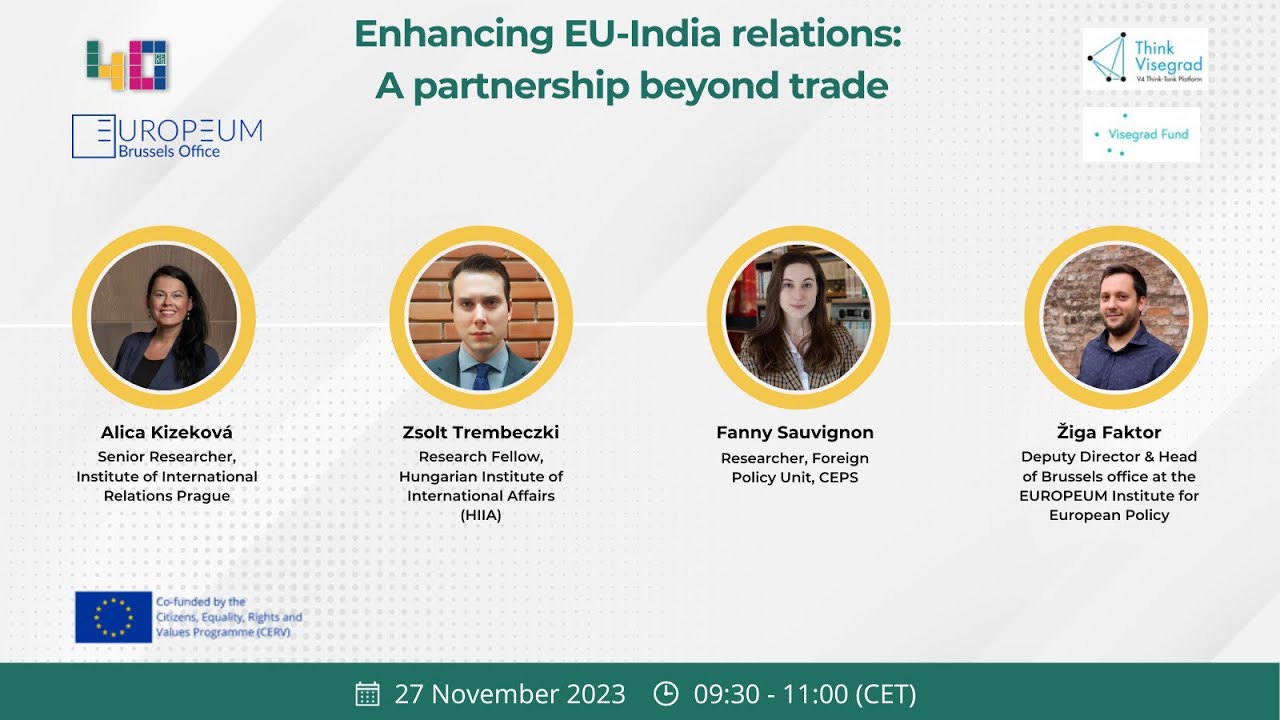 Enhancing EU-India relations: A partnership beyond trade