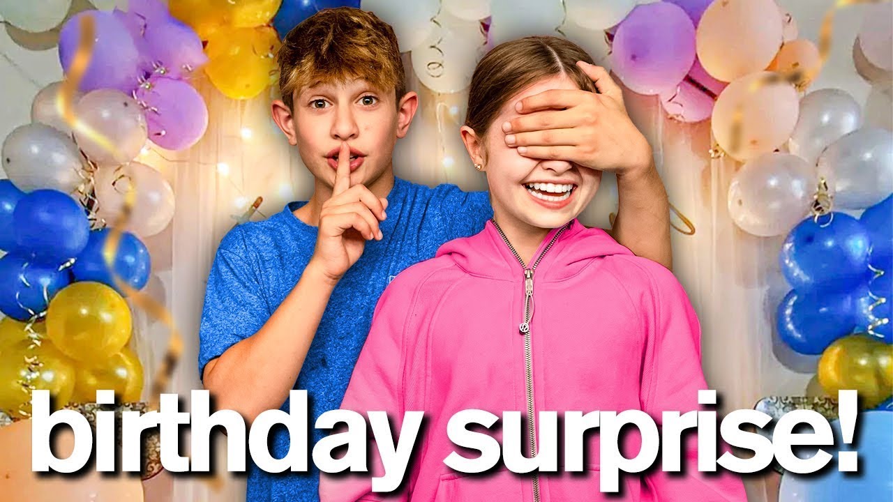 My Daughter's Emotional 13TH BIRTHDAY SURPRISE - YouTube