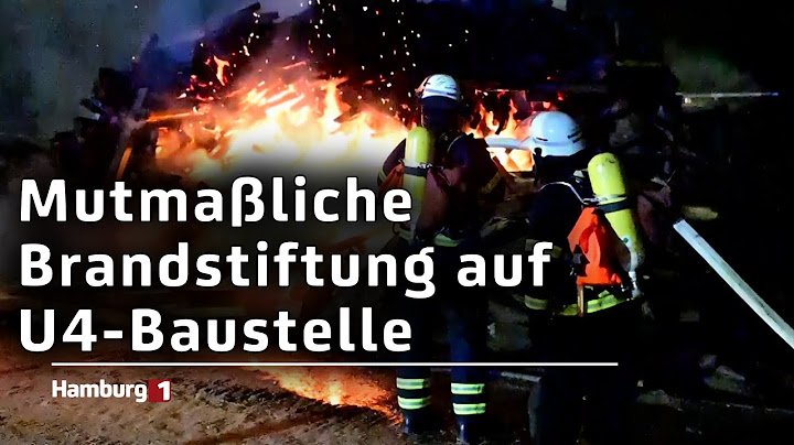 Feuer auf U4-Baustelle in Horn - Polizei ermittelt wegen mutmaßlicher Brandstiftung