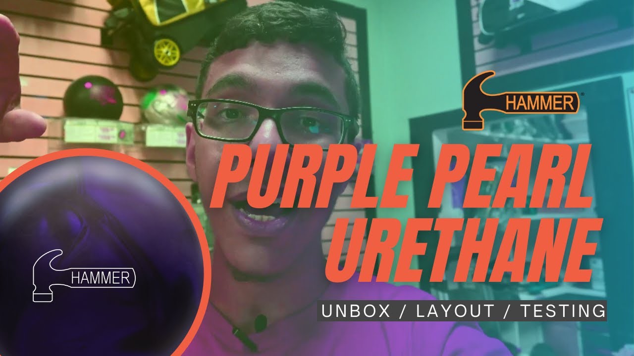 Hammer Purple Pearl Urethane Unboxing 2 Balls, 2 Layouts, Shots