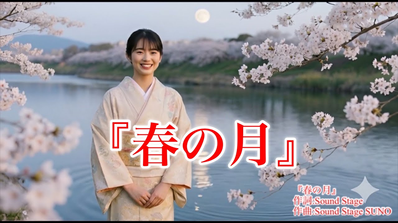 『春の月』