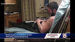 Another brawl erupts in Lewiston following memorial service