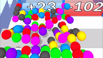Balls On Stairs 🔴🔵🟡 MAX LEVELS All Levels Gameplay Walkthrough Android, iOS BIG UPDATE!!!
