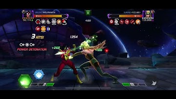 MCoC Spider Woman vs Enchantress on node 40 (mix master, don’t stun)