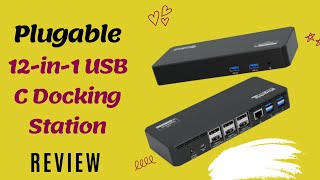 Plugable 12-in-1 USB C Docking Station: Triple Monitor Powerhouse - Review