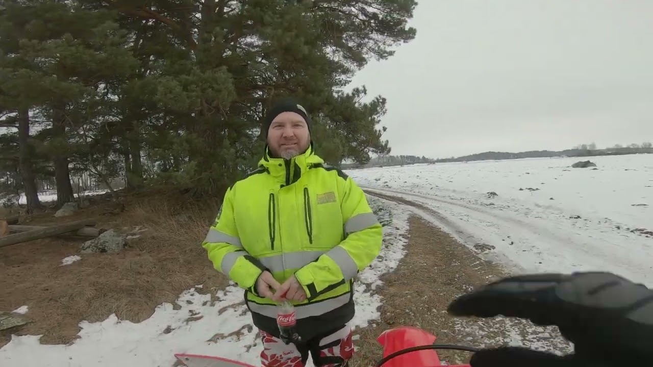 Önsta enduro med Patric Jonsson Honda crf 250